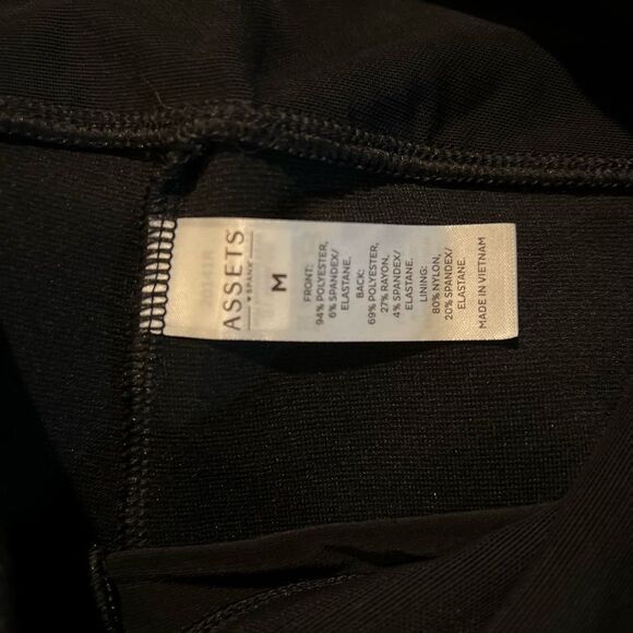 Assets black leggings blend polyester and nylon - Picture 3 of 3